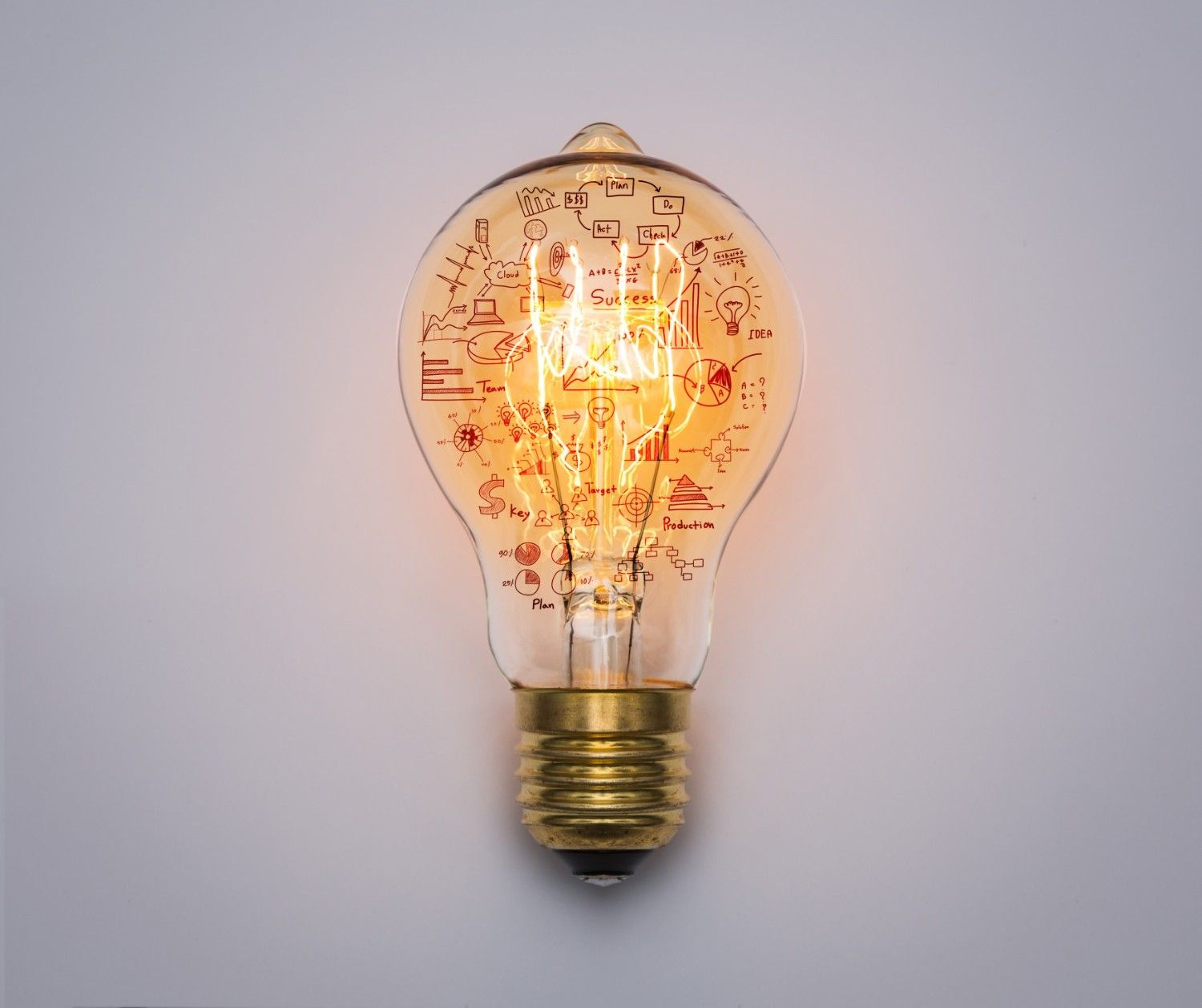 Team collaborating on a vision